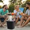 3-in-1 Cooler Bar Table with Storage Rack, Portable and Weatherproof